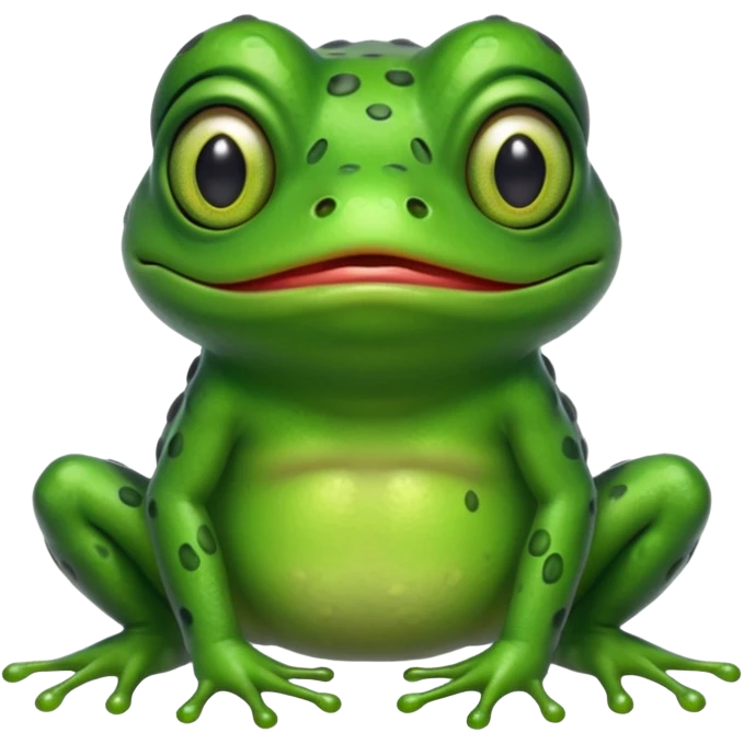 Horror frog emoji