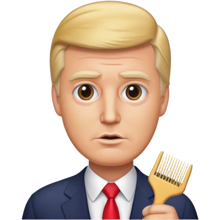 Trump look alike emoji