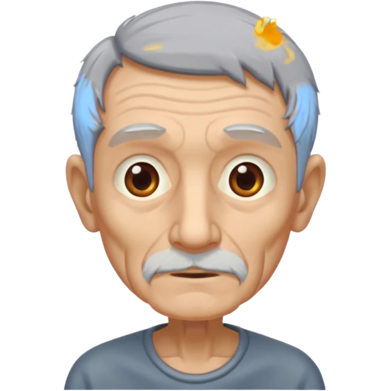skinny old man emoji