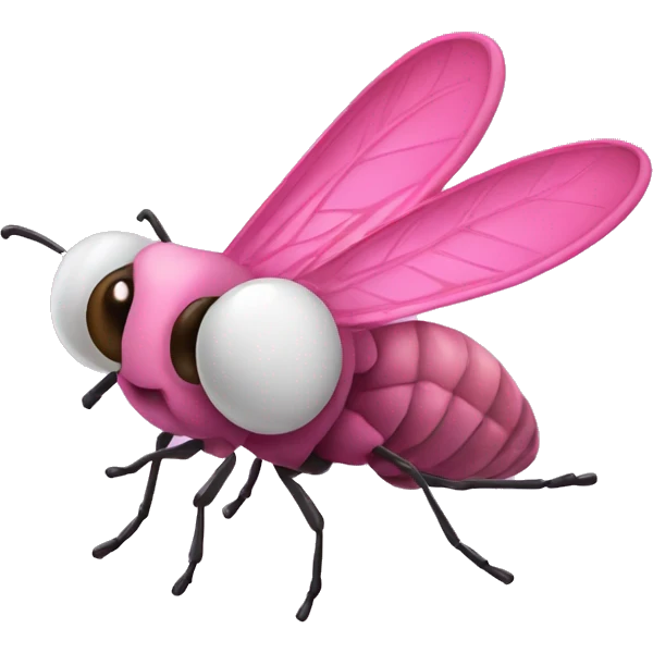 Pink batter fly  emoji