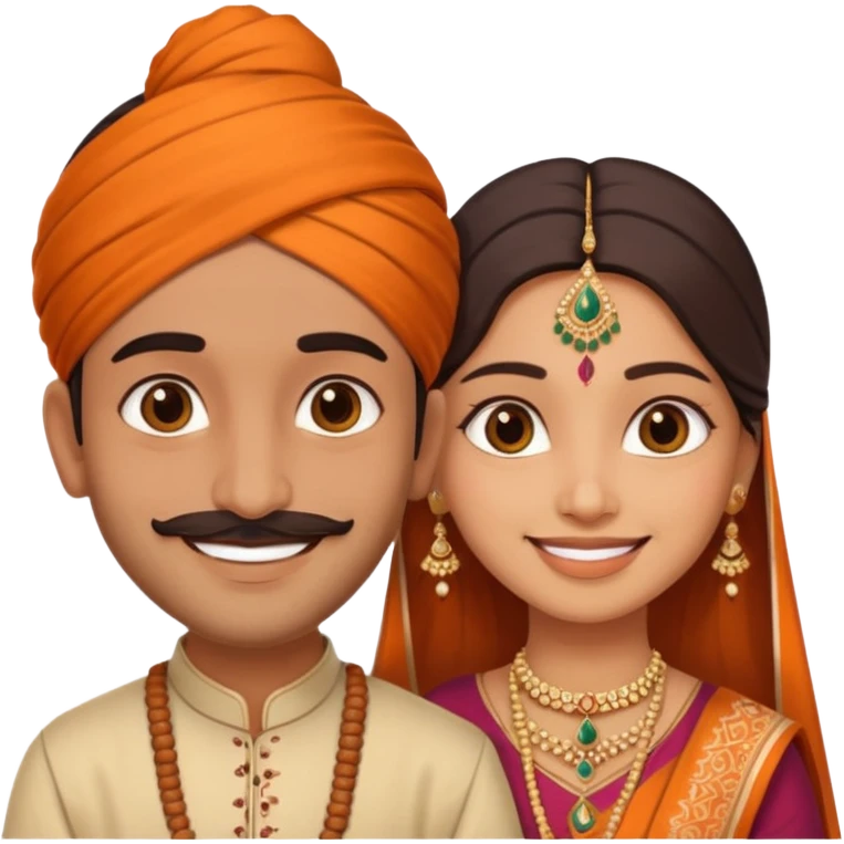 2 indian couple emoji