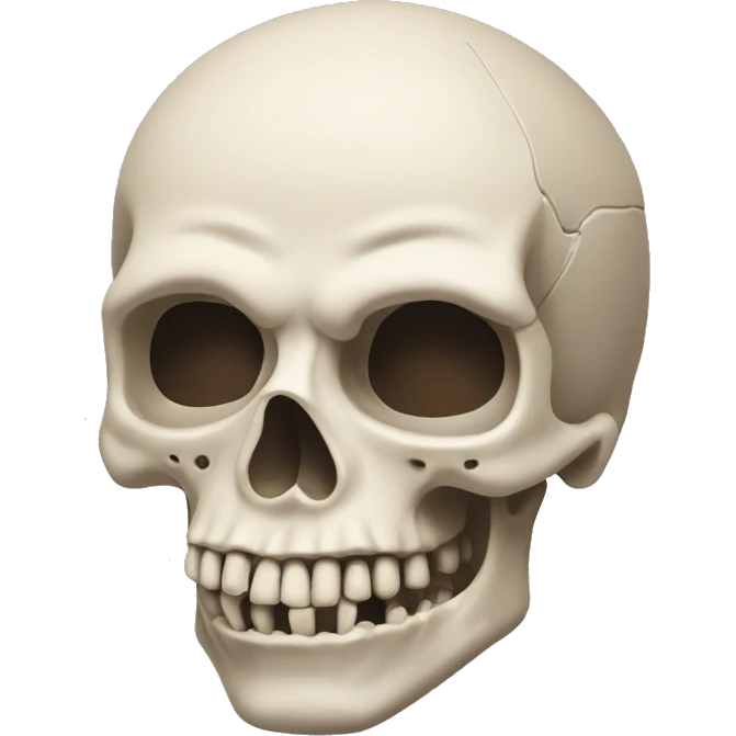 Skull with   ྀིྀི emoji
