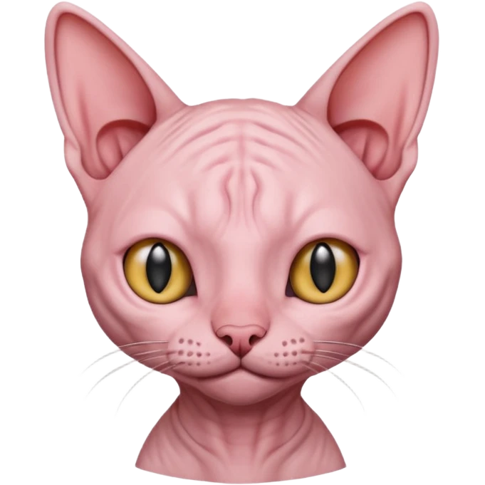Skinless cat emoji