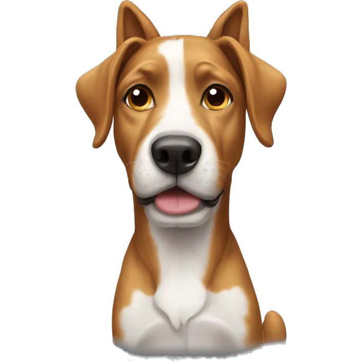 Dog with horse ears emoji