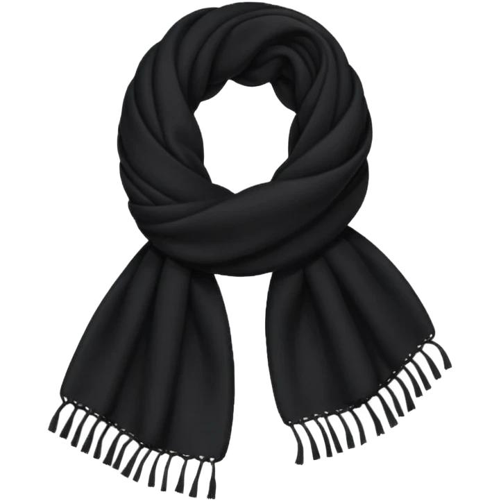scarf: negra emoji