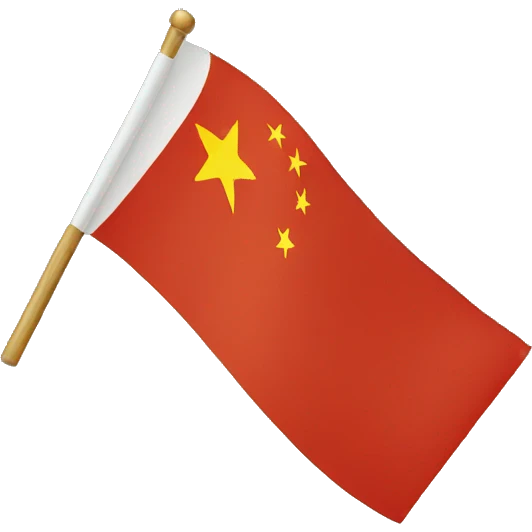 China flag with X emoji