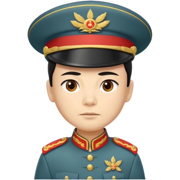 chinese hat soldier emoji