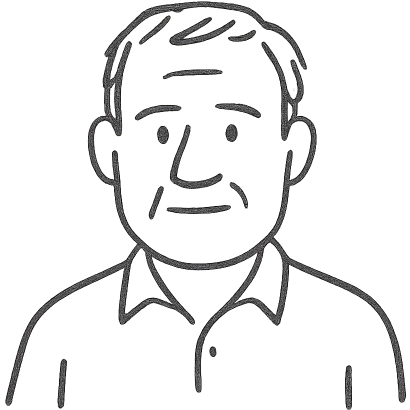 middle-aged man emoji