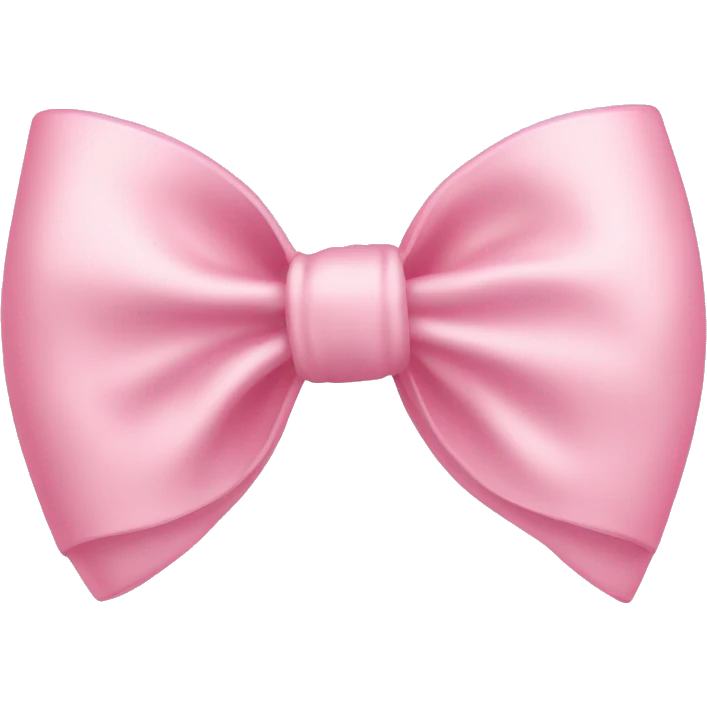 light pink bow on light pink bow emoji