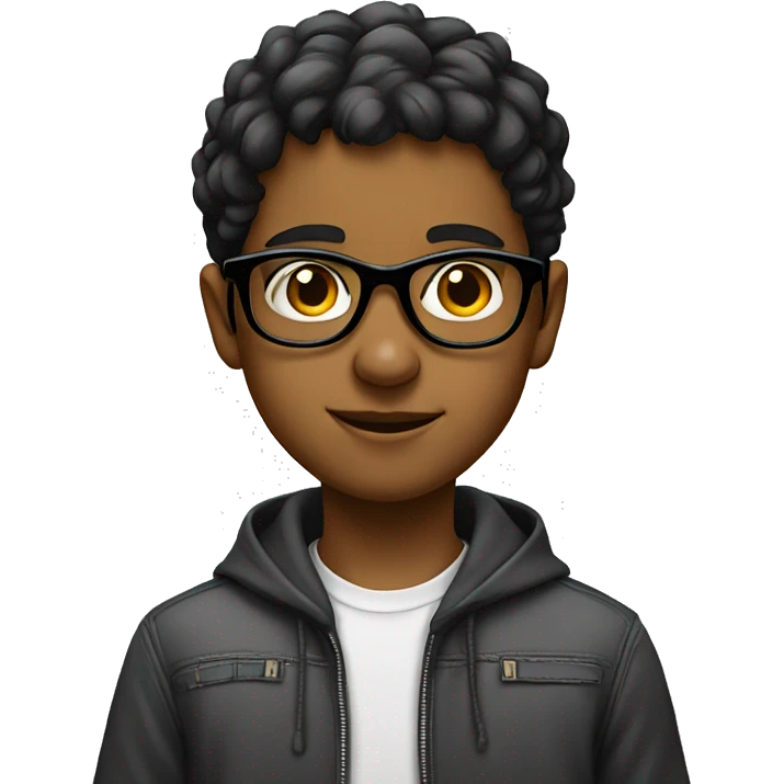Boy with glasses India’s with drip emoji