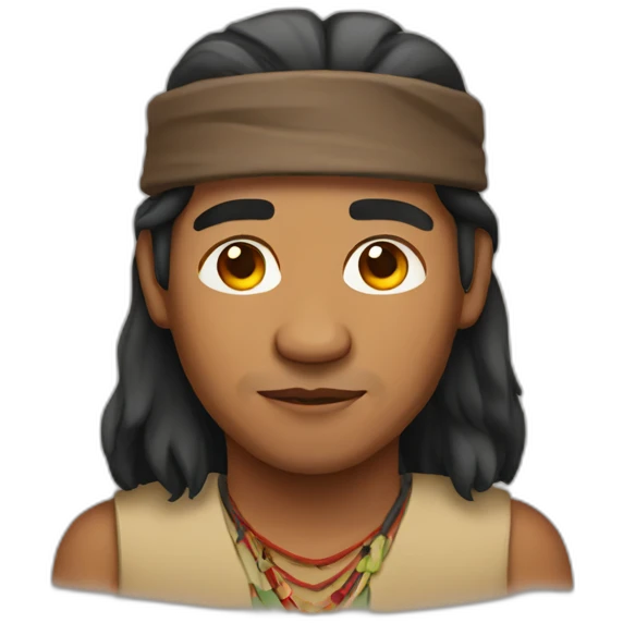 indigenous man emoji
