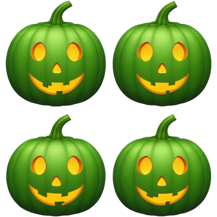 green sweet pumpkin emoji
