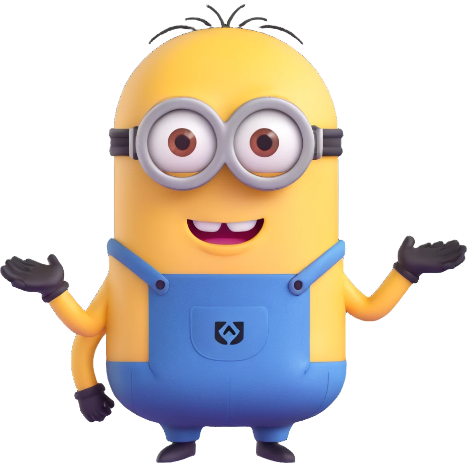 Minion Kevin character emoji