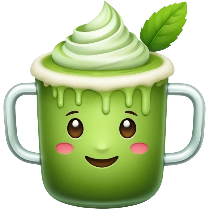 Matcha happy  emoji