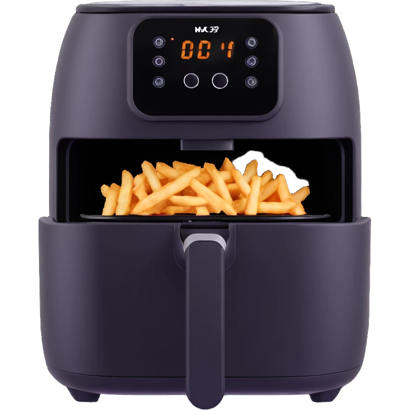 air fryer with food inside emoji