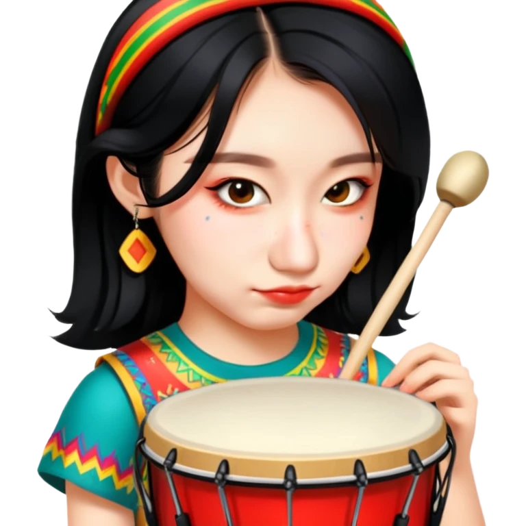 Festive Drummer emoji