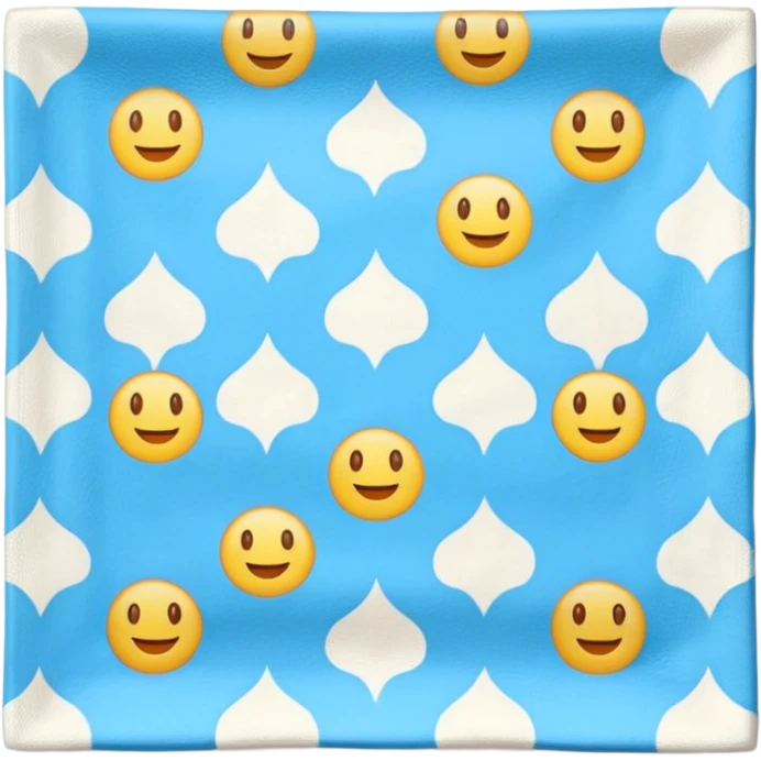 patterned napkin emoji