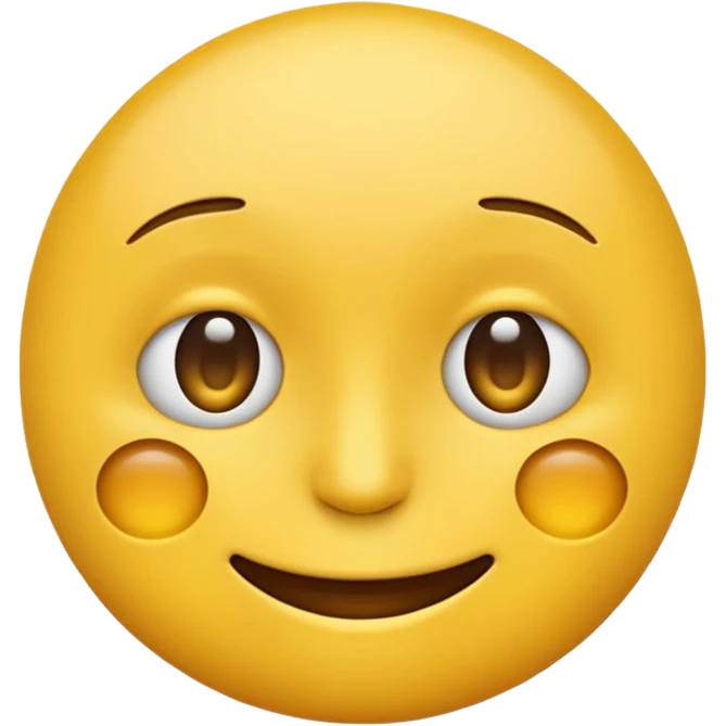 Yellow emoji giving a side eye with a straight lined mouth  emoji