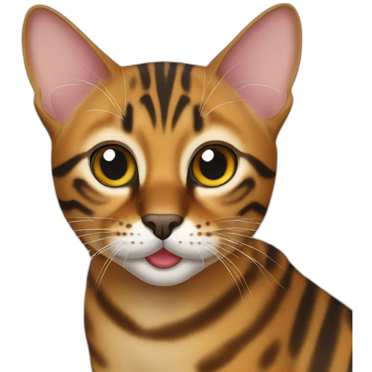 Bengal cat emoji