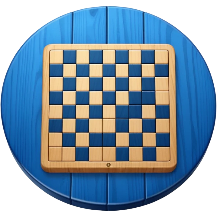 blue chess board emoji