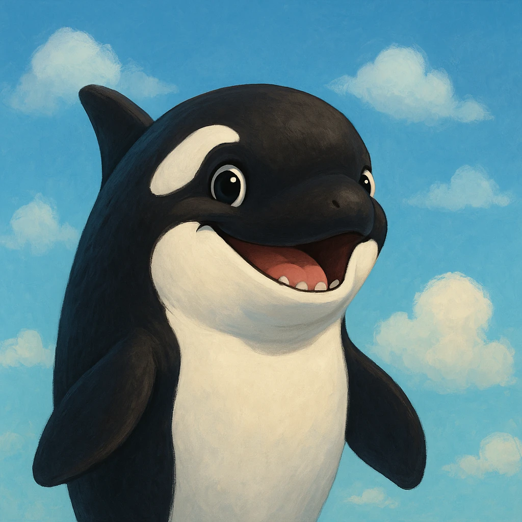 optimistic orca emoji
