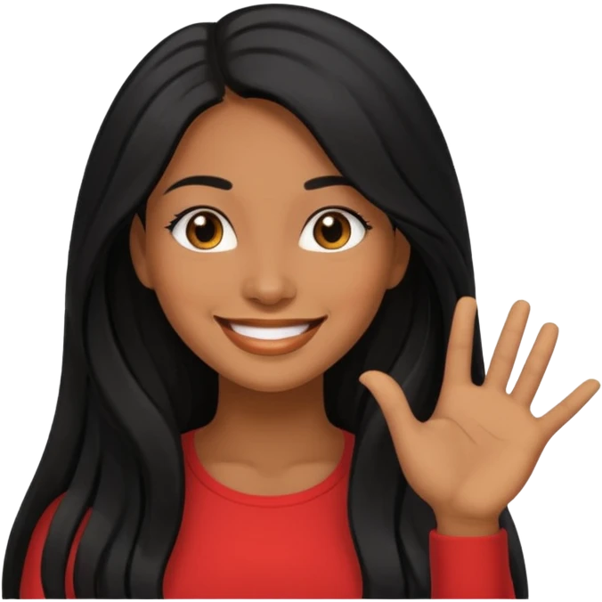 Mujer morena guapa emoji