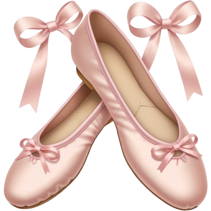 Pale pink ballet shoes emoji