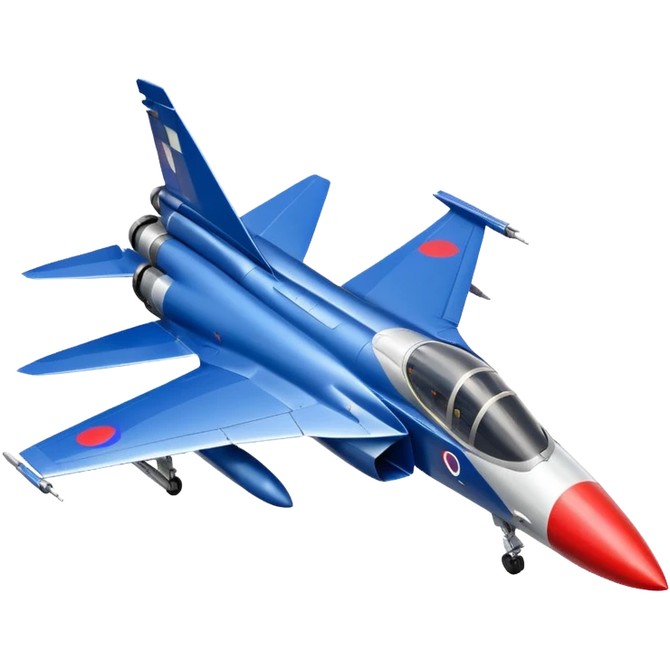 the french mirage fighter jet, and in the background the french flag emoji