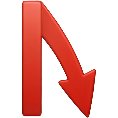 red up arrow emoji