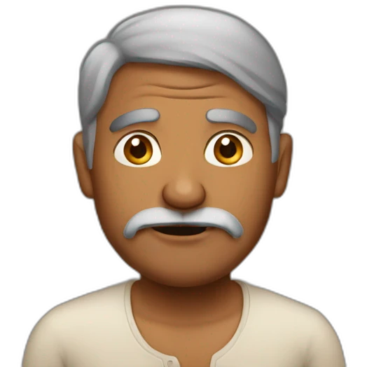 indian ugly man emoji