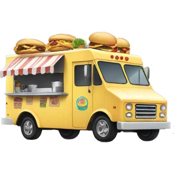 Food truck emoji