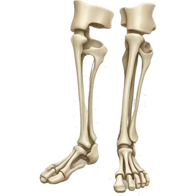 leg bones emoji