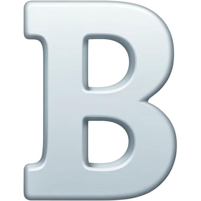 white letter emoji