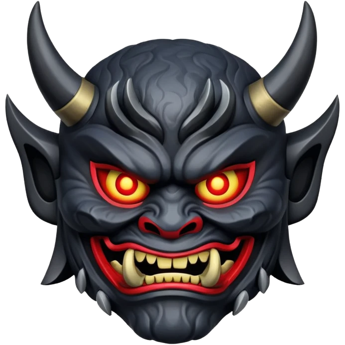 Oni black emoji