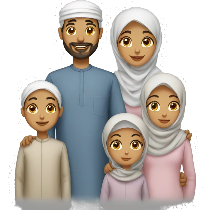 Muslim family  emoji