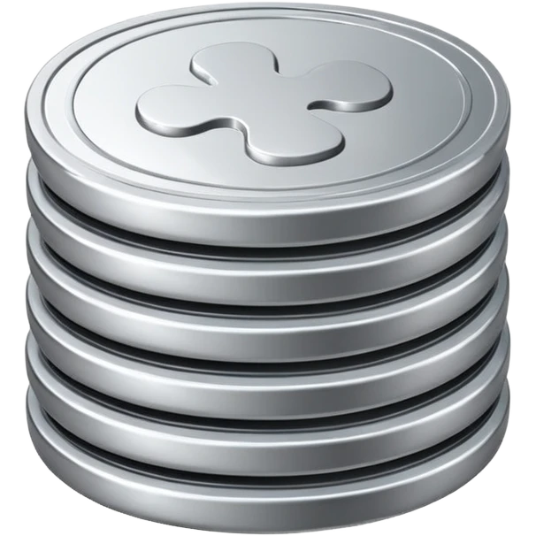 a stack of three coinsa stack of three coins emoji