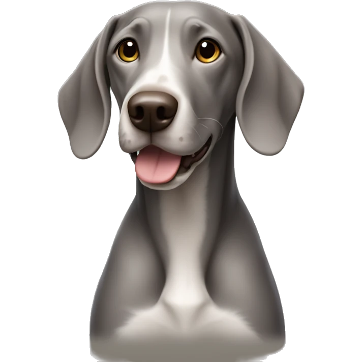 weimeriner dog emoji