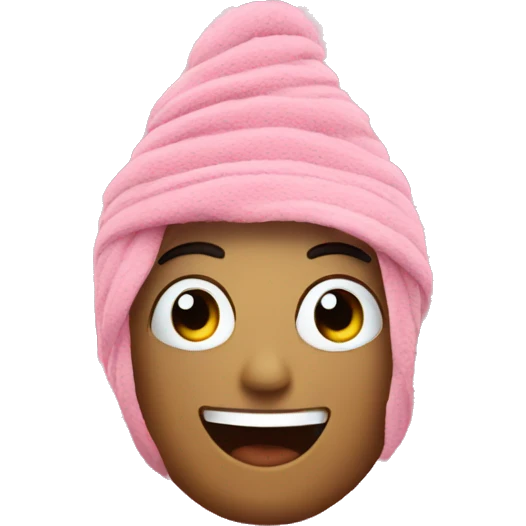 Pink towels  emoji