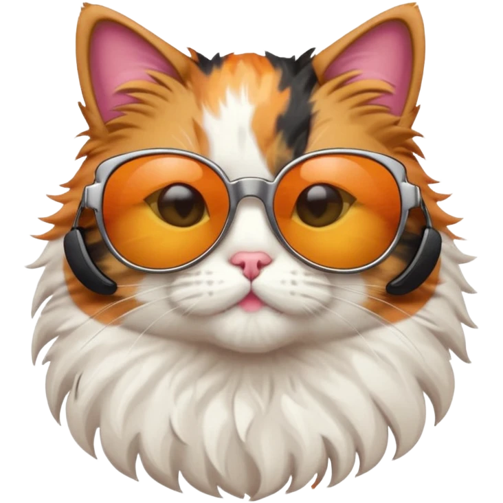 Cat wearing sunglasses emoji