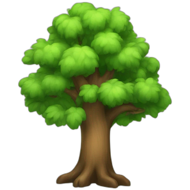 Forest tree  emoji