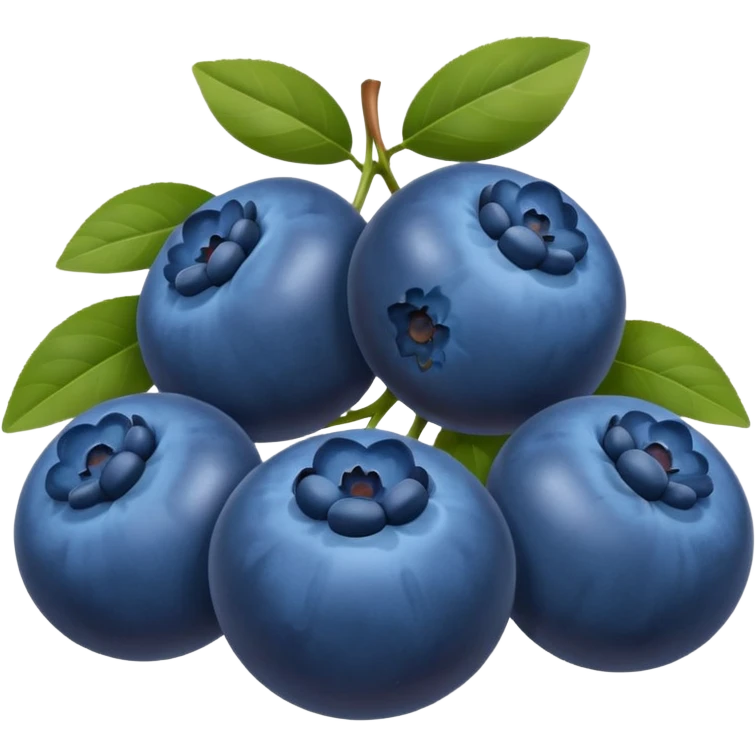 make the bluberies larger emoji