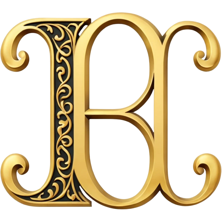 Oldenglis faunt letter E and letter J emoji