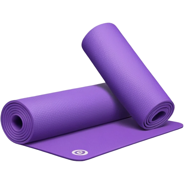 Yoga Mat purple emoji