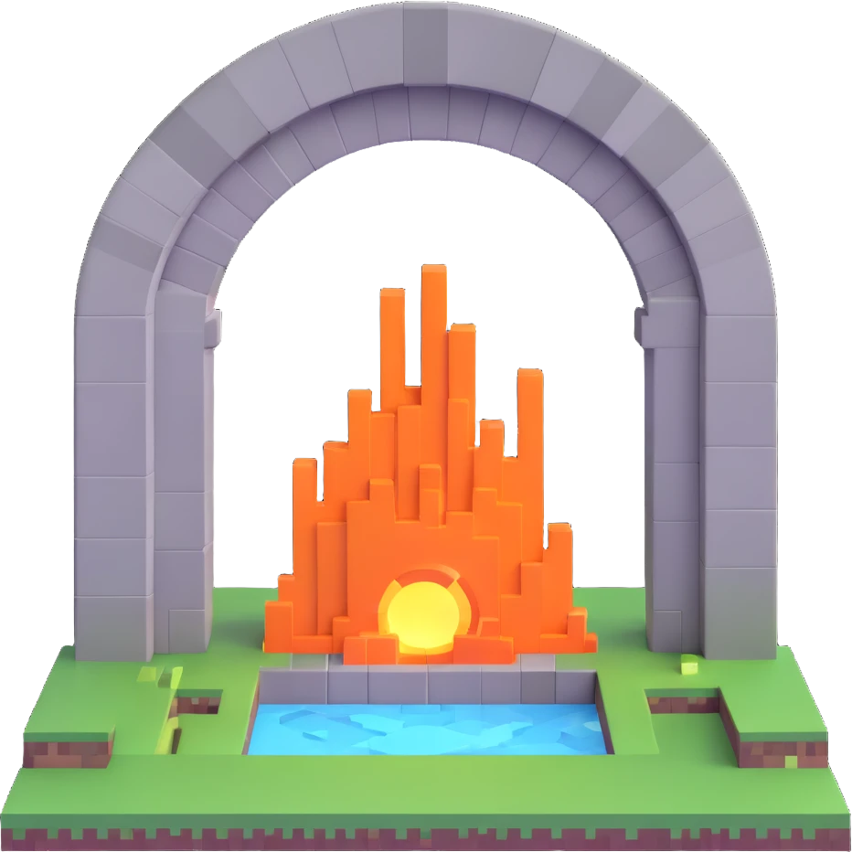 Minecraft End portal emoji