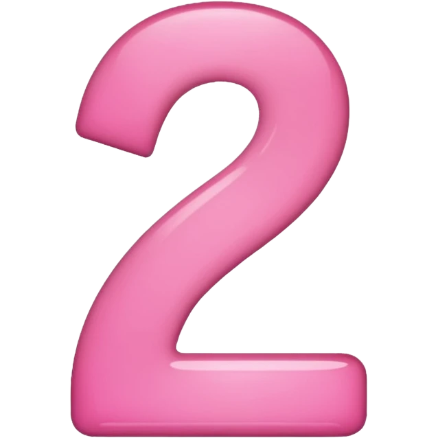 number 4 in pink emoji