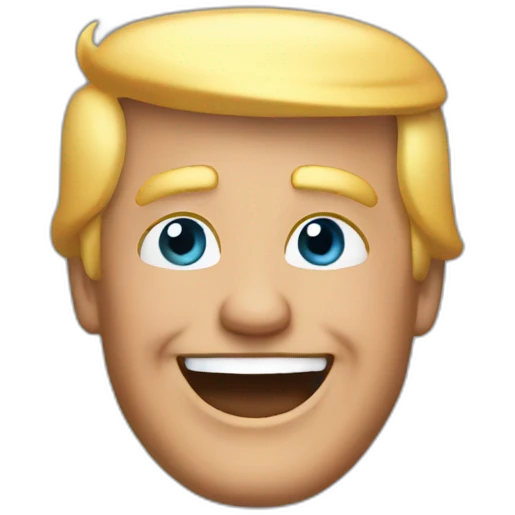 Happy trump emoji