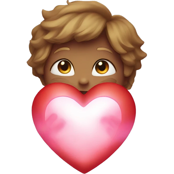 Glowing heart emoji