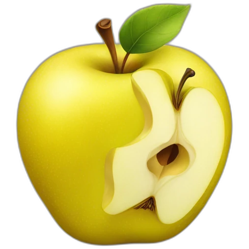 yellow apple emoji