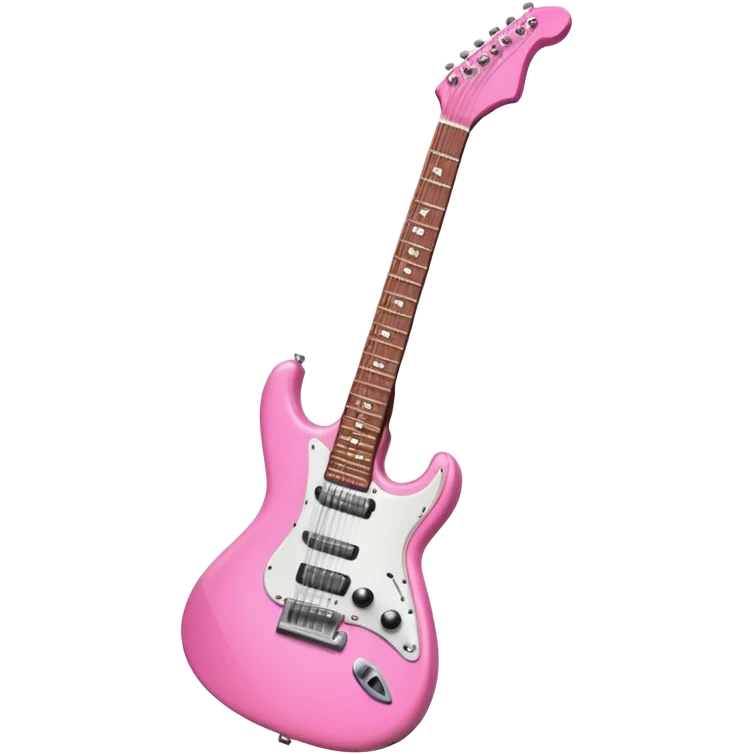 Pink electric Guitar emoji