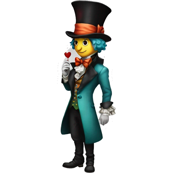 A crazy hatter from behind the looking glass is worth it emoji
